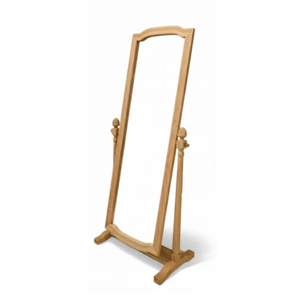 آینه پایه دار چوب بلوط بالسا