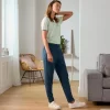 شلوار اسپرت آبی نفتی زنانه چیبو