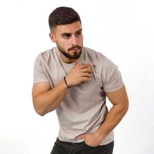 تیشرت کرمی یونیسکس کانی راش