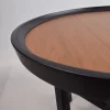 میز عسلی لبه دار چوب راش کاما -میز تک جلو مبلی لبه دار کاما