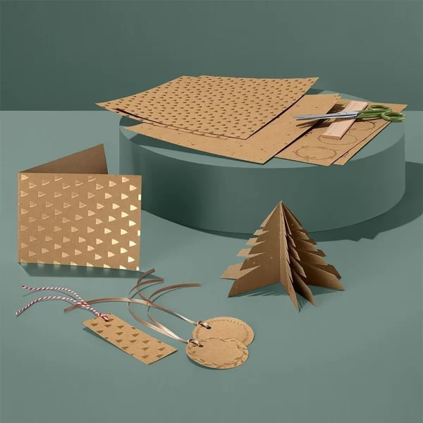 کاغذ کاردستی کریسمس چیبو 12 عددی