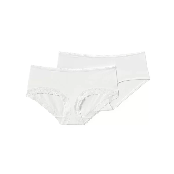 شورت سفید زنانه چیبو دو عددی