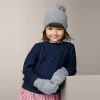 کلاه و دستکش خاکستری بچگانه چیبو