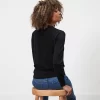 ژاکت بافت مشکی زنانه چیبو