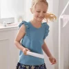تاپ با پرک خامه دوزی دخترانه چیبو 2 عددی