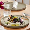 بشقاب چینی بژ چیبو 2 عددی