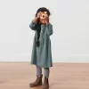 پیراهن سبز دامن پفی دخترانه چیبو