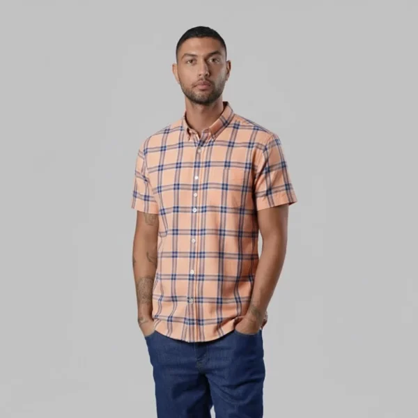 پیراهن آستین کوتاه تابستانه مردانه کانی راش