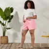شلوارک راحتی صورتی زنانه چیبو