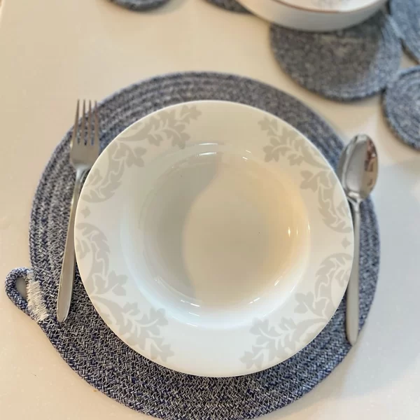 زیر بشقابی قیطونی دایره
