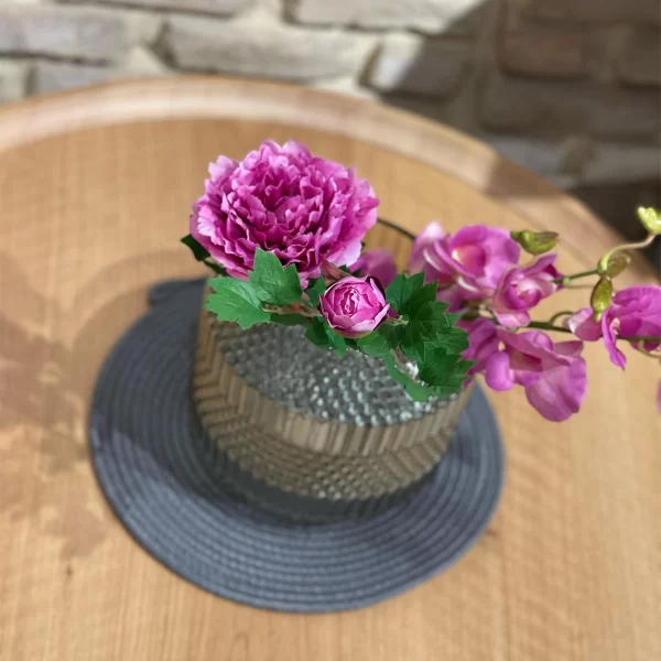 زیر بشقابی قیطونی دایره