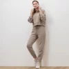 شلوار بژ با طرح کبریتی زنانه چیبو