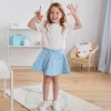 دامن شلوارکی آبی دخترانه چیبو