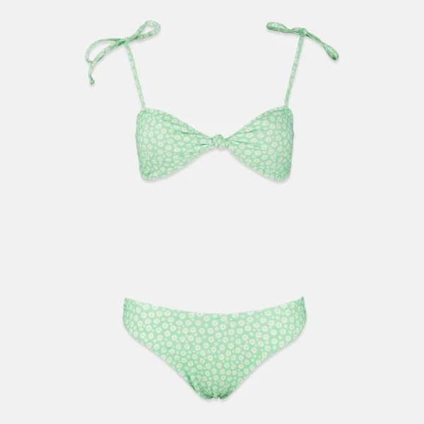 مایو دو تکه سبز زنانه کندال و کایلی