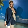پیراهن تمام فصل سرمه ای مردانه کانی راش