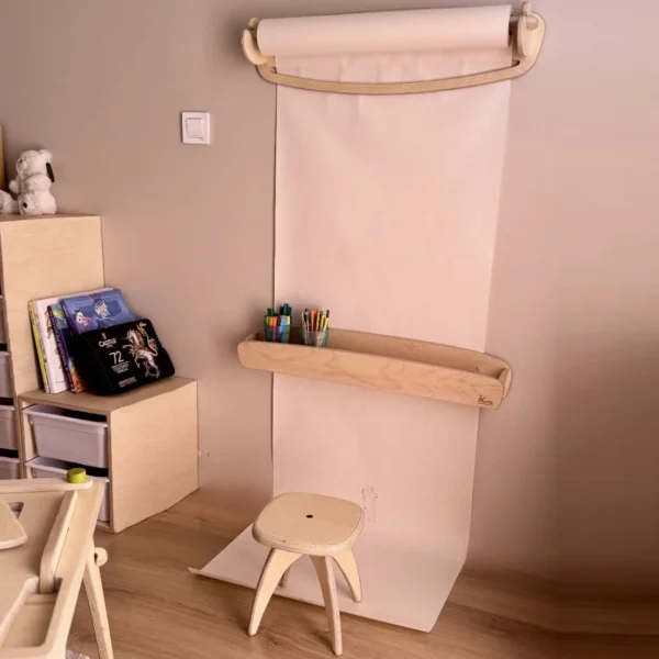 استند چوبی نقاشی کرابی کاما به همراه شلف