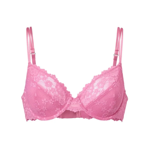 سوتین دانتل صورتی چیبو