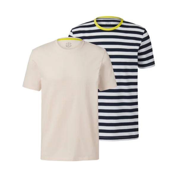 تیشرت طرح دار مردانه چیبو 2 عددی