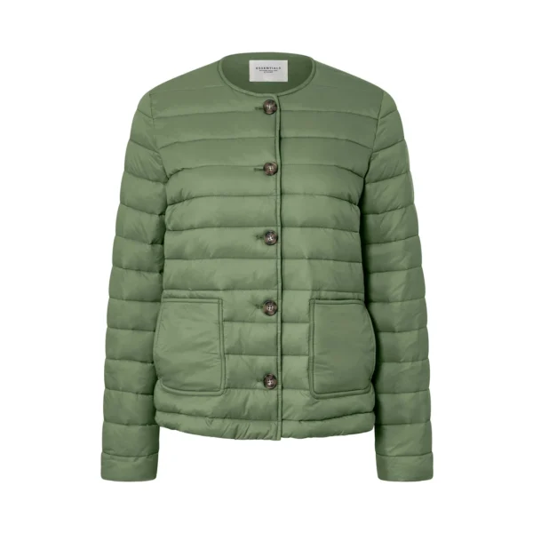 کاپشن سبز سدری زنانه چیبو