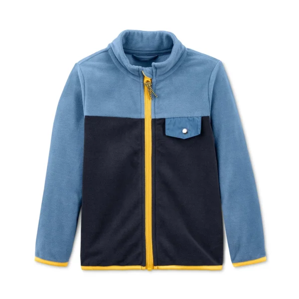 ژاکت پولار آبی پسرانه چیبو