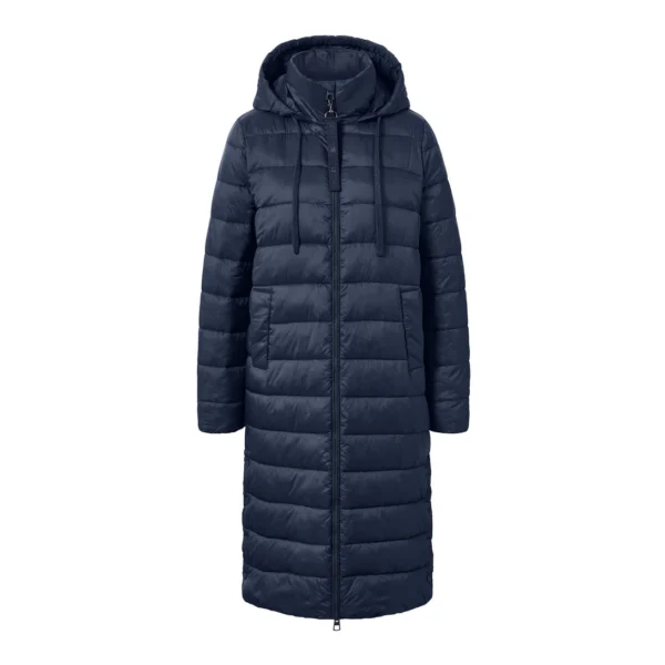 کاپشن پر سرمه ای زنانه چیبو