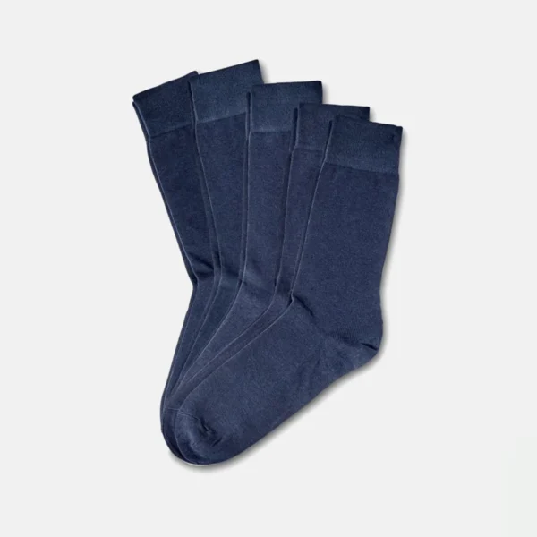 جوراب مردانه سرمه ای چیبو 5 عددی